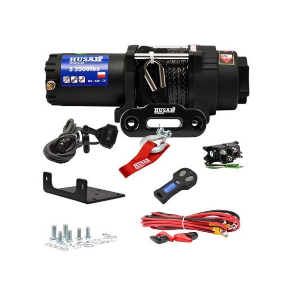 BST S 3500 Lbs 12 V CAVO ACCIAIO O SINTETICO - immagine 5