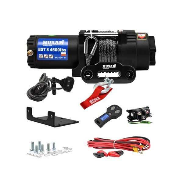 VERRICELLO BST S 4500 Lbs 12 V CAVO ACCIAIO O SINTETICO - immagine 5