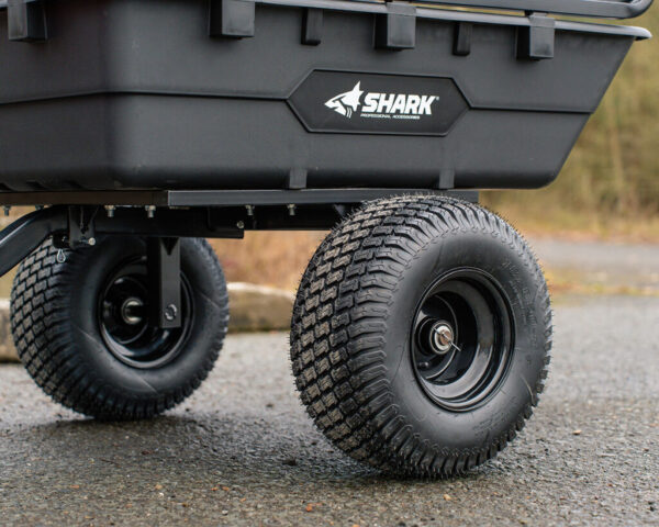 RIMORCHIO SHARK ATV GARDEN 300 S NERO - immagine 3