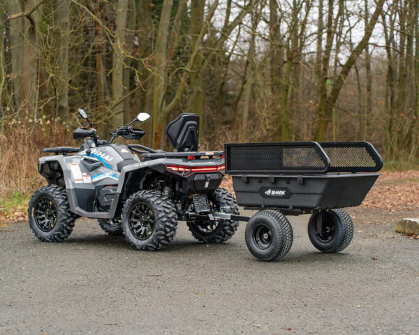 RIMORCHIO SHARK ATV GARDEN 300 S NERO - immagine 2