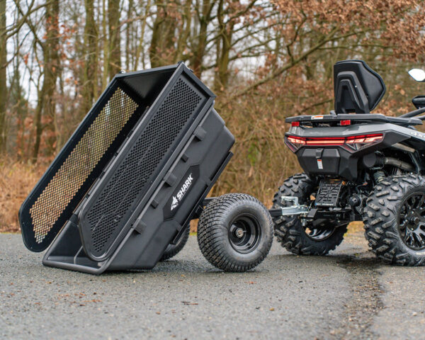 RIMORCHIO SHARK ATV GARDEN 300 S NERO - immagine 6